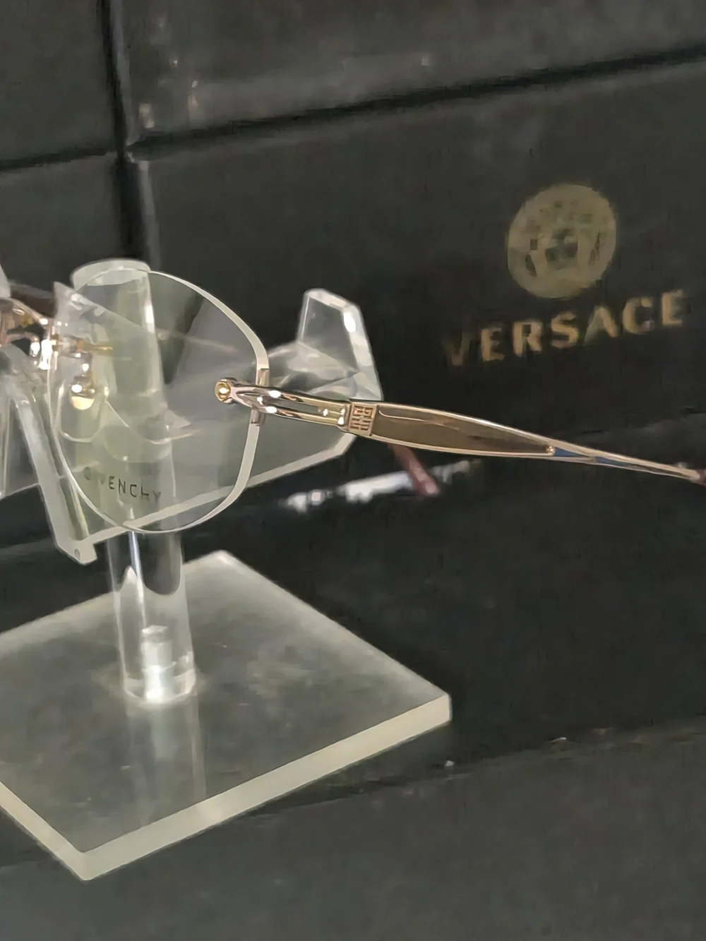 Givenchy Rose Gold Sunglasses Temple Arm